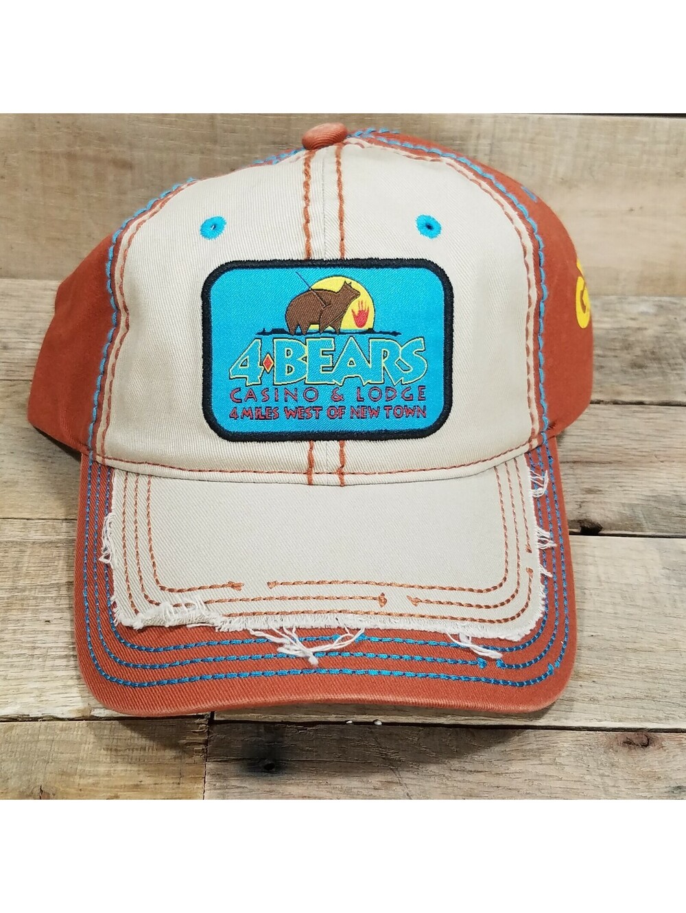 4 Bears Casino & Lodge Newtown Hat Baseball Cap Hat T3